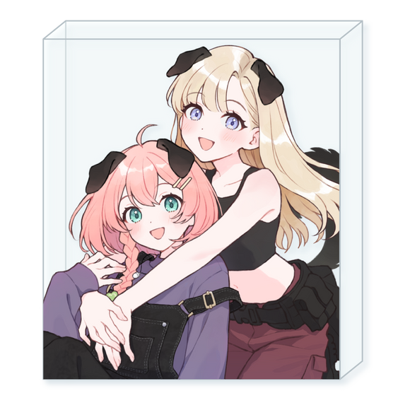【天羽よつは8周年記念グッズ】アクリルブロックA