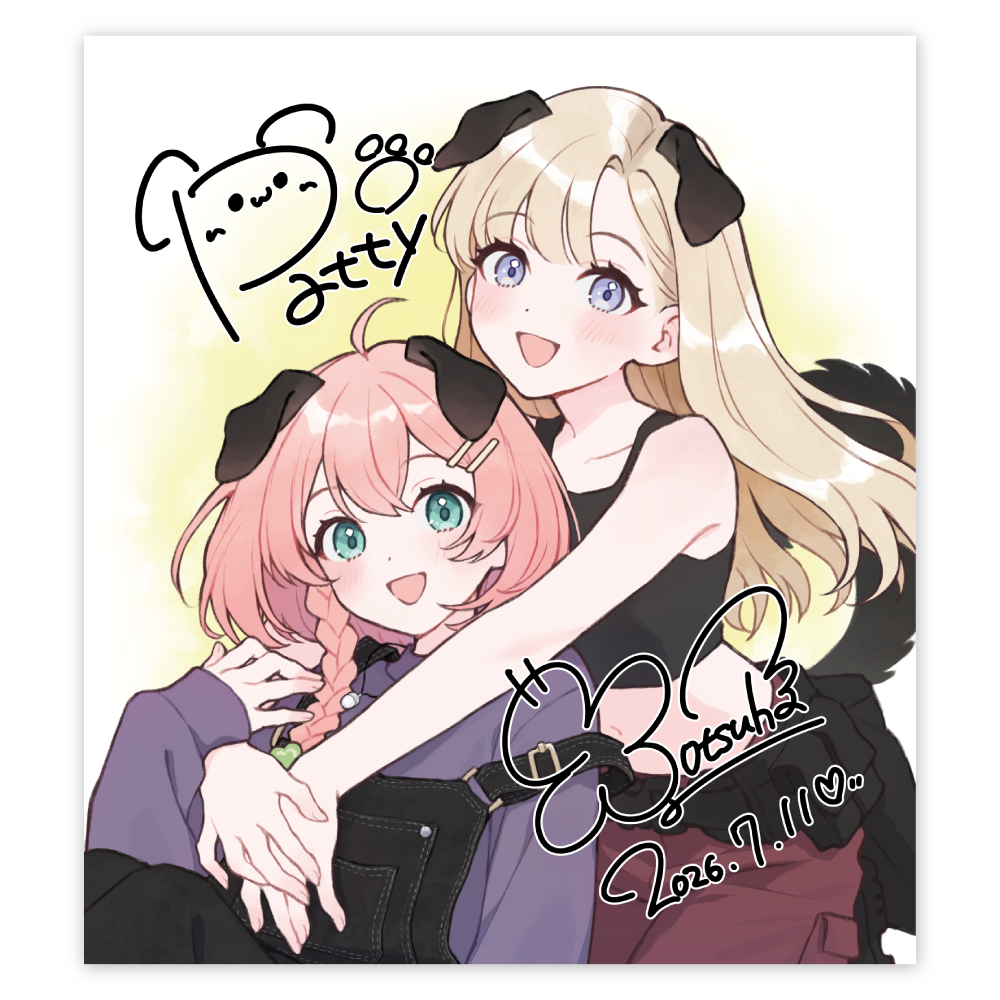 天羽よつは8周年記念グッズ】ミニ色紙A – Vntique shop