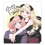 【天羽よつは８周年記念グッズ】ミニ色紙A